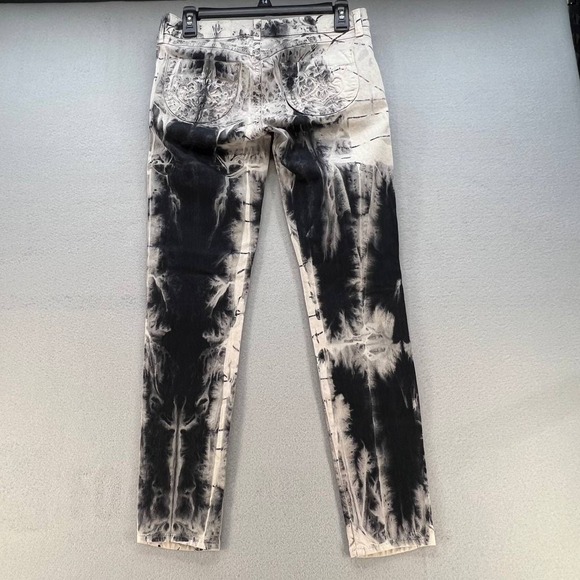 Siwy Jeans Women's Hannah Jeans Size 26 (2) Black Tie Dye Embossed Pockets - Picture 10 of 17